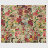 Collage papier voor  zaadpakket (Vlak)