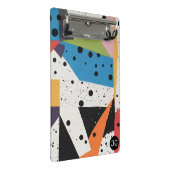 Collage Papier Zwart Stippen Mini Klembord (Schuin)