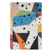 Collage Papier Zwart Stippen Mini Klembord (Achterkant)