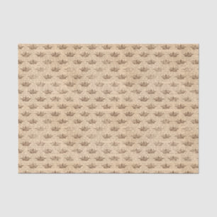 Collage patroon voor kroonbouw en Newsprint Tissuepapier