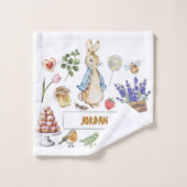 Collage Peter het Konijn Bad Handdoek (Wasdoekje)