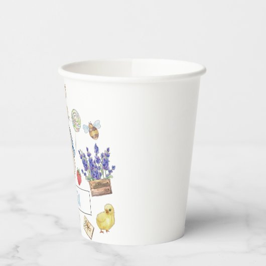 Collage Peter het Konijn Papieren Bekers (Links)