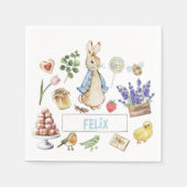 Collage Peter het Konijn Servet (Voorkant)