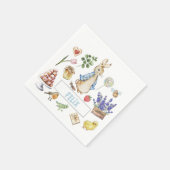 Collage Peter het Konijn Servet (Hoek)