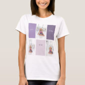 Collage Photo Purple Best Mom Ever Gift T-shirt (Voorkant)