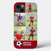Collage photos Children's Soccer Team  Case-Mate iPhone Case (Achterkant)