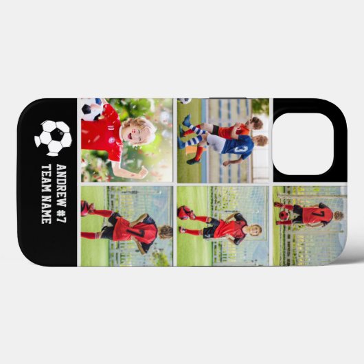 Collage photos Children's Soccer Team  Case-Mate iPhone Case (Achterkant (horizontaal))