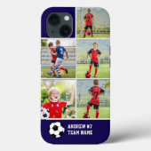 Collage photos Children's Soccer Team  Case-Mate iPhone Case (Achterkant)
