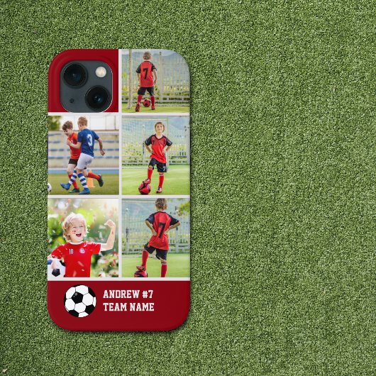 Collage photos Children's Soccer Team  Case-Mate iPhone Case