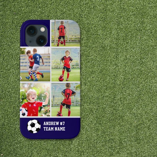 Collage photos Children's Soccer Team  Case-Mate iPhone Case