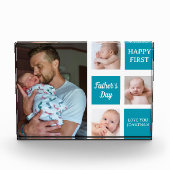 Collage Photos First Father's Day  Fotoblokken (Voorkant)