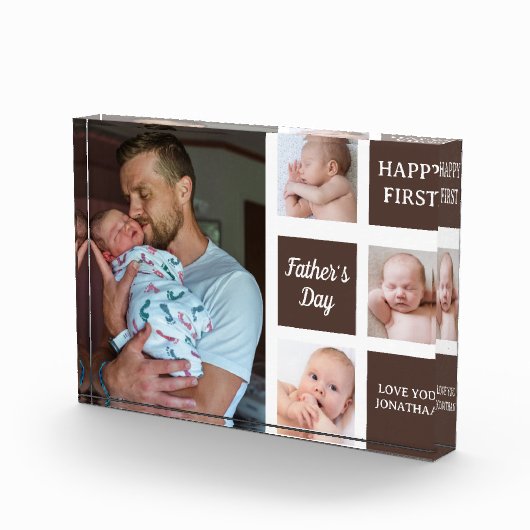 Collage Photos First Father's Day Fotoblokken (Rechts)