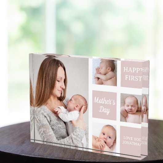 Collage Photos First Mother's Day Fotoblokken