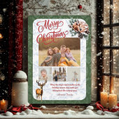 Collage Pine Needle Merry Christmas Feestdagenkaart