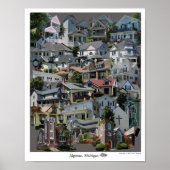 Collage Poster, Algonac Michigan Poster (Voorkant)