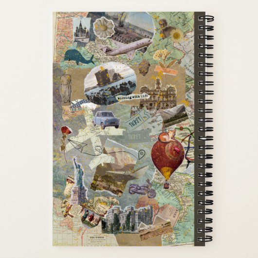  collage reisplanner notitieboek (Achterkant)