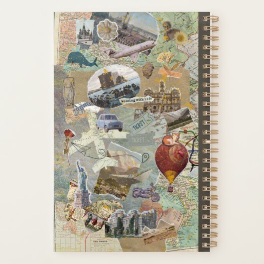  collage reisplanner planner (Achterkant)