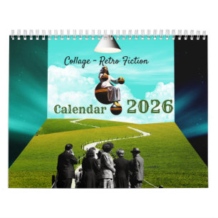 Collage - Retro Fictie Kalender