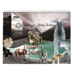 Collage - Retro Fictie Kalender