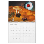 Collage - Retro Fiction Calendar Kalender (Mar 2026)