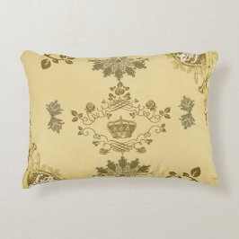  collage Retro met kant en bloemen Accent Kussen