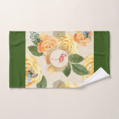  collage Retro met kant en bloemen Bad Handdoek (Handdoek)