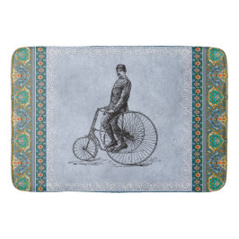 collage Retro met kant en bloemen Badmat