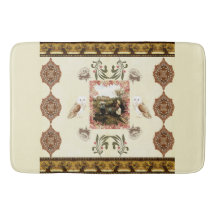  collage Retro met kant en bloemen