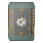  collage Retro met kant en bloemen Badmat (Voorkant Verticaal)