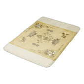  collage Retro met kant en bloemen Badmat (Gekanteld)