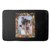  collage Retro met kant en bloemen Badmat (Voorkant)