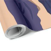  collage Retro met kant en bloemen Cadeaupapier (Rol Hoek)