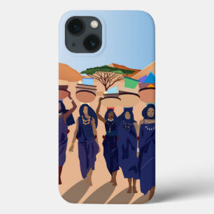 collage Retro met kant en bloemen Case-Mate iPhone Case