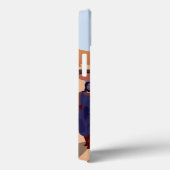  collage Retro met kant en bloemen Case-Mate iPhone Case (Achterkant / Rechts)