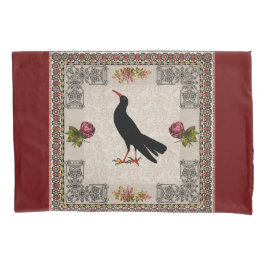  collage Retro met kant en bloemen Kussensloop