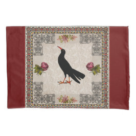  collage Retro met kant en bloemen Kussensloop