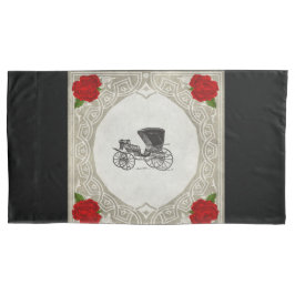  collage Retro met kant en bloemen Kussensloop