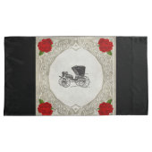  collage Retro met kant en bloemen Kussensloop (Voorkant-Rechts)