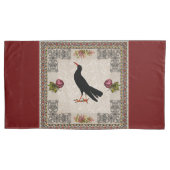  collage Retro met kant en bloemen Kussensloop (Voorkant)