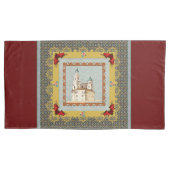 collage Retro met kant en bloemen Kussensloop (Voorkant-Links)