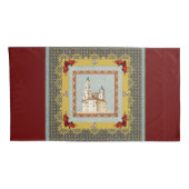  collage Retro met kant en bloemen Kussensloop (Achterkant-Rechts)