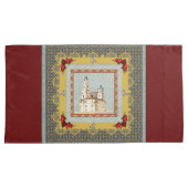  collage Retro met kant en bloemen Kussensloop (Voorkant-Rechts)