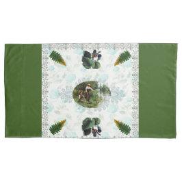  collage Retro met kant en bloemen Kussensloop