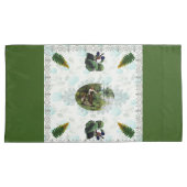  collage Retro met kant en bloemen Kussensloop (Voorkant-Rechts)