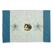  collage Retro met kant en bloemen Kussensloop (Voorkant-Rechts)