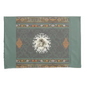  collage Retro met kant en bloemen Kussensloop (Voorkant-Rechts)