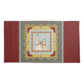  collage Retro met kant en bloemen Kussensloop (Achterkant)