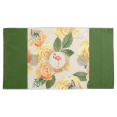  collage Retro met kant en bloemen Kussensloop (Voorkant-Rechts)