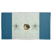  collage Retro met kant en bloemen Kussensloop (Voorkant)