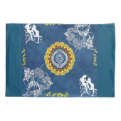  collage Retro met kant en bloemen Kussensloop (Achterkant)